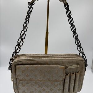 Vintage Louis Vuitton Monogram Beige Shoulder Bag